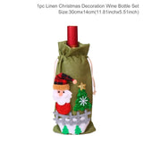 Santa Claus Wine Bottle Cover