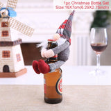 Santa Claus Wine Bottle Cover