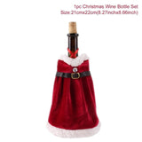 Santa Claus Wine Bottle Cover
