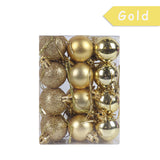 24pcs Christmas Tree Ball Ornaments