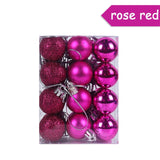 24pcs Christmas Tree Ball Ornaments