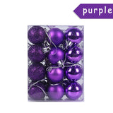 24pcs Christmas Tree Ball Ornaments