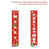 Merry Christmas Porch Sign Decorative