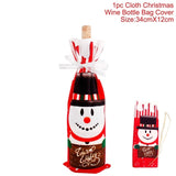 Linen Christmas Snowman Table Runner