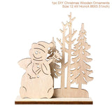 Merry Christmas Wooden Santa Claus
