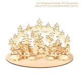 Merry Christmas Wooden Santa Claus