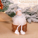 Merry Christmas Wooden Santa Claus