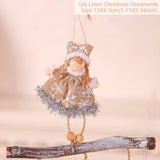 Merry Christmas Wooden Santa Claus