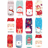 Winter Cotton Straight Christmas Sock Men Women