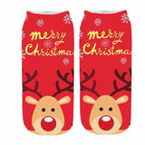 Winter Cotton Straight Christmas Sock Men Women
