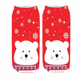 Winter Cotton Straight Christmas Sock Men Women