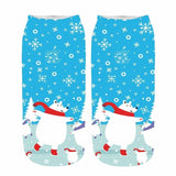 Winter Cotton Straight Christmas Sock Men Women