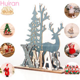 Merry Christmas Wooden Santa Claus