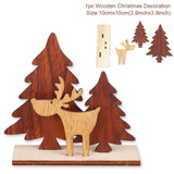 Merry Christmas Wooden Santa Claus
