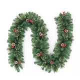 1/2.7m Green Leaf Garland Christmas Tree Decoration