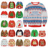 Unisex Men Women Large Size Christmas Sweater
