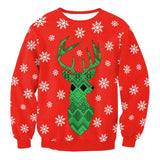 Unisex Men Women Large Size Christmas Sweater