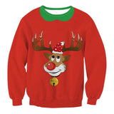 Unisex Men Women Large Size Christmas Sweater