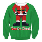 Unisex Men Women Large Size Christmas Sweater