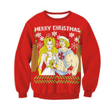 Unisex Men Women Large Size Christmas Sweater