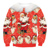 Unisex Men Women Large Size Christmas Sweater