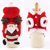 Cute Cat Coat Pet For Christmas Dress Up