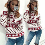 Winter Christmas Sweater Female