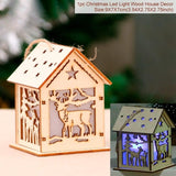 Merry Christmas LED Light Wooden House