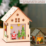 Merry Christmas LED Light Wooden House