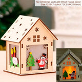 Merry Christmas LED Light Wooden House