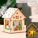 Merry Christmas LED Light Wooden House