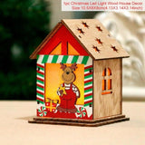 Merry Christmas LED Light Wooden House
