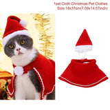 Merry Christmas Pet Hat Cloak Set