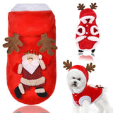 Christmas Dog Clothes Santa Costume for Pug