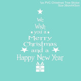 Christmas Decorations Window Sticker
