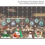 Christmas Decorations Window Sticker