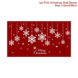 Christmas Decorations Window Sticker
