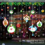 Christmas Decorations Window Sticker