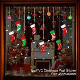 Christmas Decorations Window Sticker
