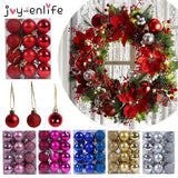 24pcs Christmas Tree Ball Ornaments