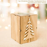 Mini Christmas Tree Candlestick Decoration