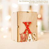Mini Christmas Tree Candlestick Decoration