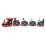 Merry Christmas Wooden Train Ornaments