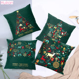 Huiran Christmas Cushion Cover Merry Christmas Decorations For Home Sofa Xmas Ornaments Gift Kids Happy New Year 2020 Navidad
