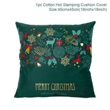 Huiran Christmas Cushion Cover Merry Christmas Decorations For Home Sofa Xmas Ornaments Gift Kids Happy New Year 2020 Navidad