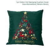 Huiran Christmas Cushion Cover Merry Christmas Decorations For Home Sofa Xmas Ornaments Gift Kids Happy New Year 2020 Navidad