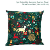 Huiran Christmas Cushion Cover Merry Christmas Decorations For Home Sofa Xmas Ornaments Gift Kids Happy New Year 2020 Navidad