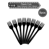 Black Gold Christmas Disposable Tableware