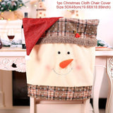 Christmas Santa Claus Snowman Chair