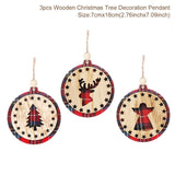 Christmas Wooden Hanging Pendants